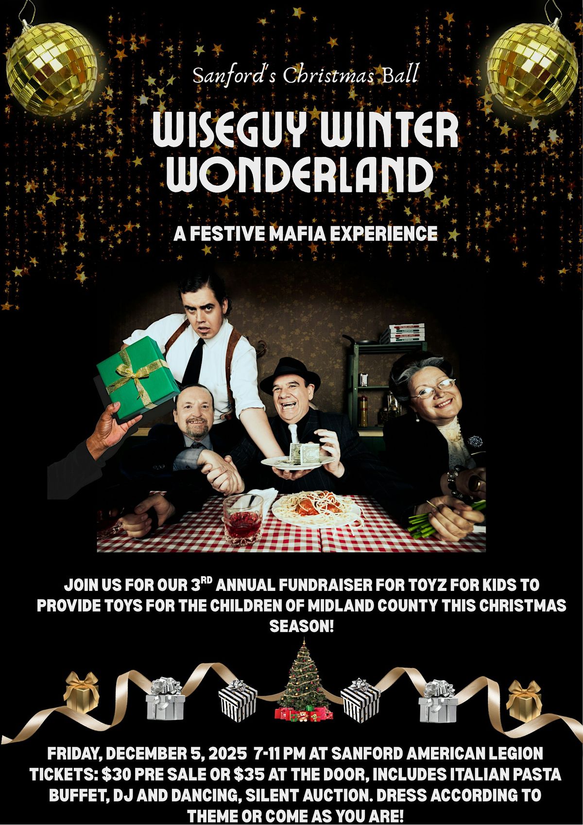 Sanford's "Wiseguy Winter Wonderland" Christmas Ball