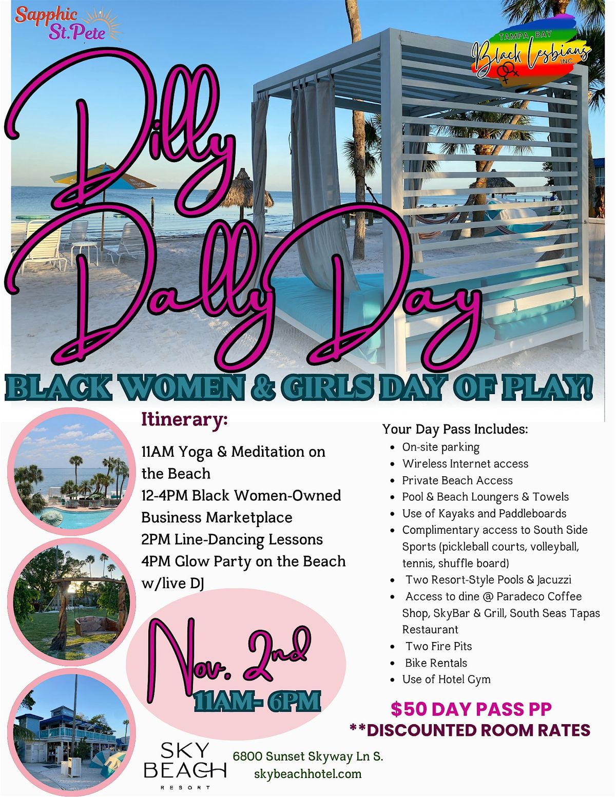 TBBL Dilly Dally Day: Black Women & Girls Day of Play
