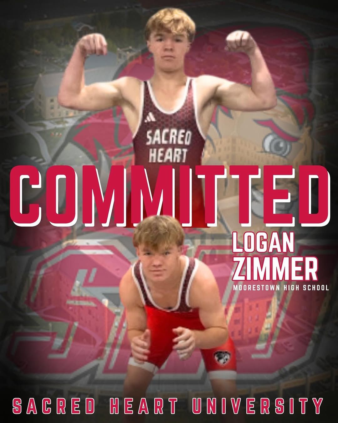 Sacred Heart Pioneers at Morgan State Bears Wrestling at Hill Field House