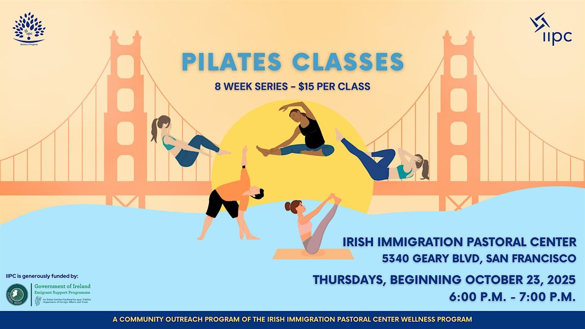 Pilates Classes - An 8-week series beginning Thursday, October 23, 2025!