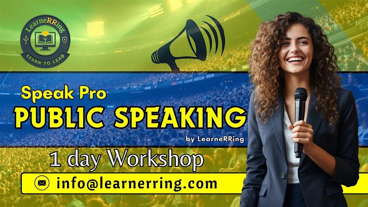 Public Speaking Skills 1 Day Workshop | Vallejo, CA