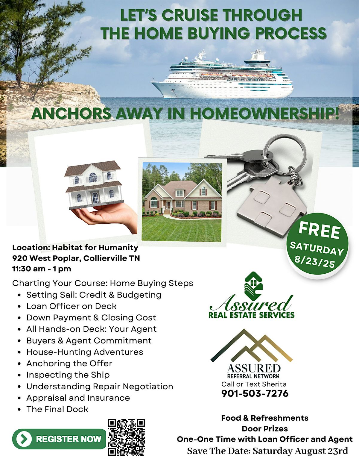 Let's Cruise Through The Home Buying Process: Anchors Away In Homeownership