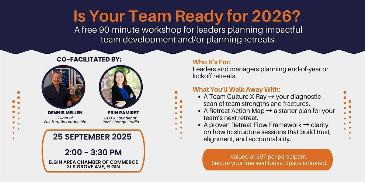 Build a Year End Retreat \/ Planning Session That Transforms Your Team