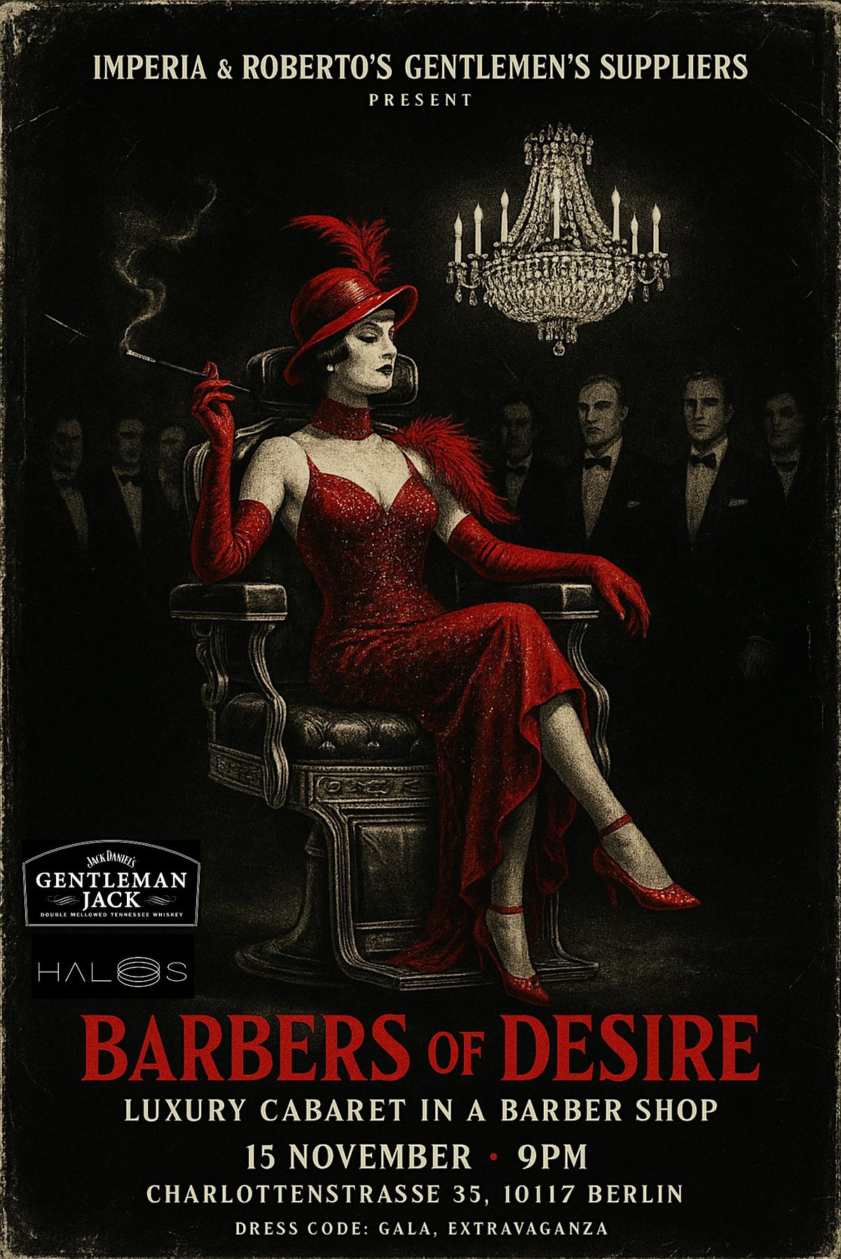 Barbers of Desire - Luxury Cabaret & VIP Party at the Barber\u2019s Shop