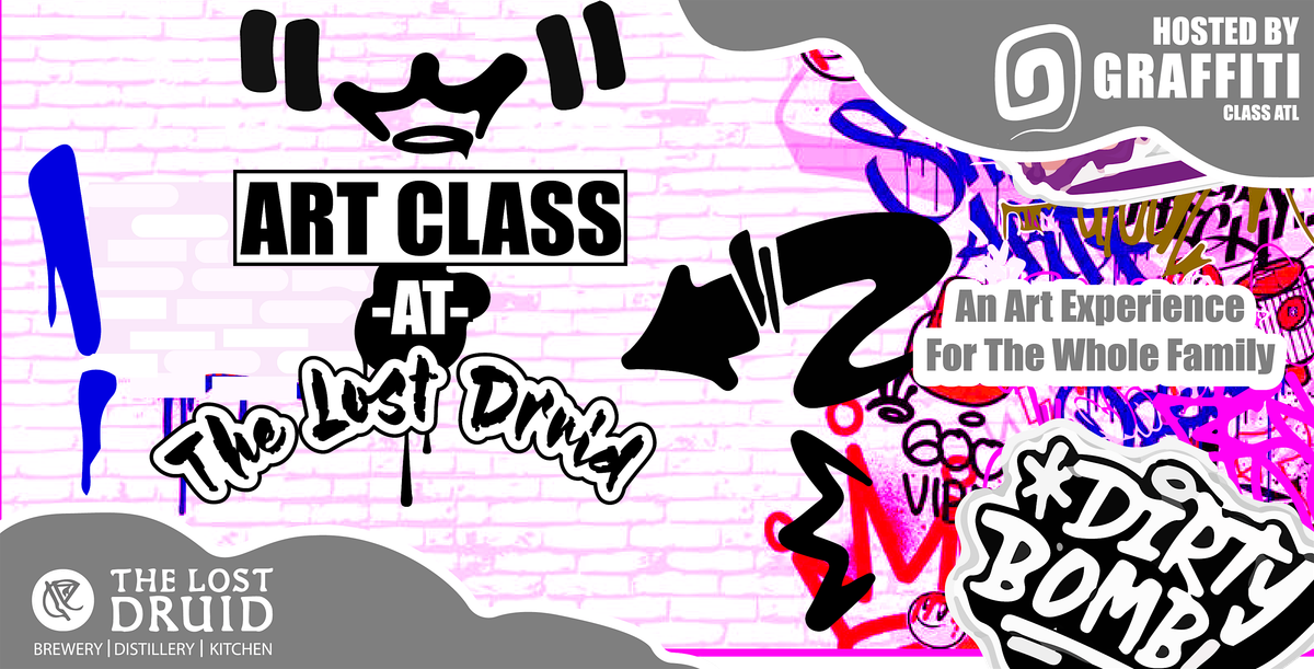 Graffiti Art Class At The Lost Druid Brewery