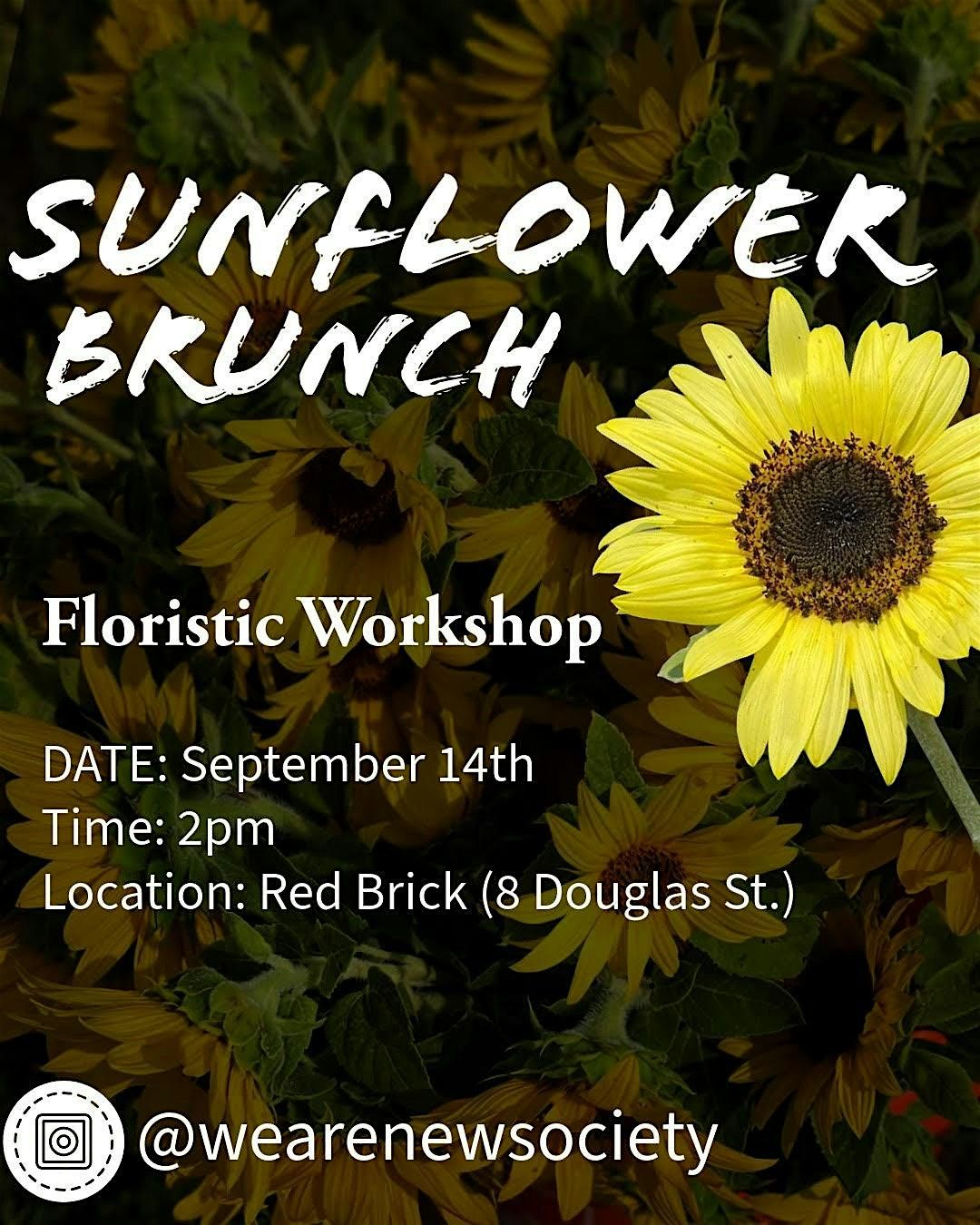 Sunflower Brunch. Floristic Workshop