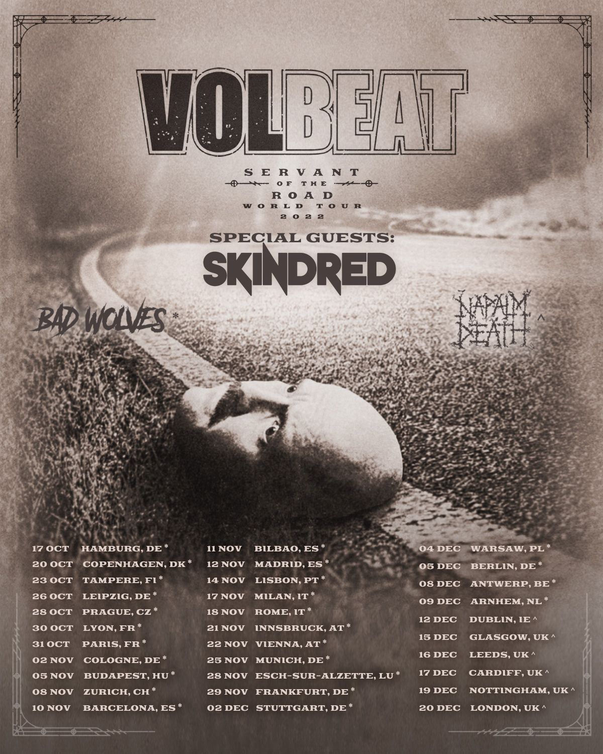 Volbeat Cardiff Tickets