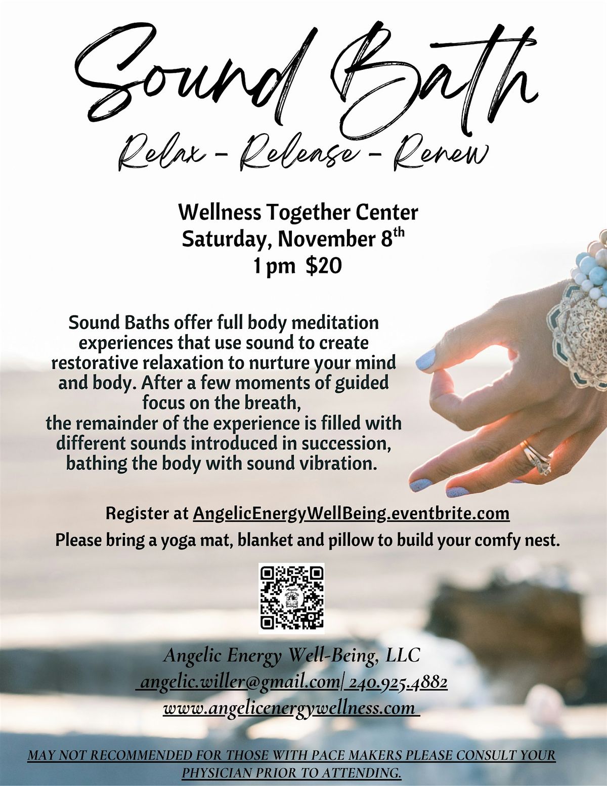 Sound Bath - Relax, Release & Renew