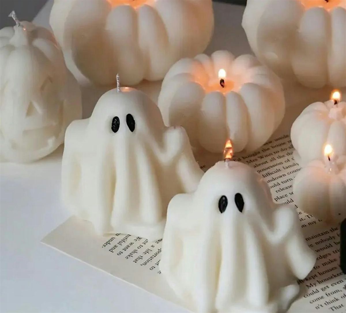 Halloween candlemaking workshop