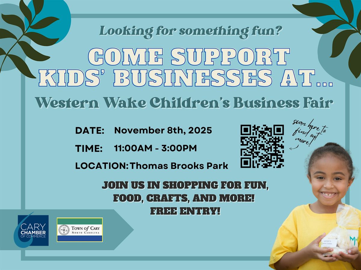 2025 Western Wake Children's Business Fair
