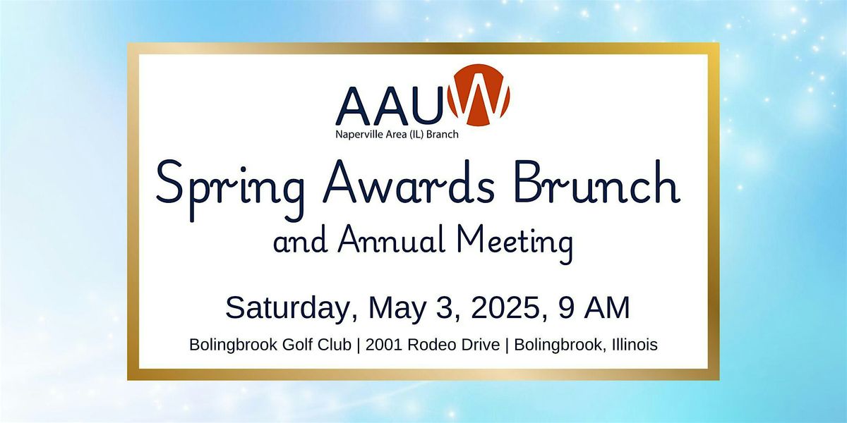 Spring Awards Brunch and Annual Meeting