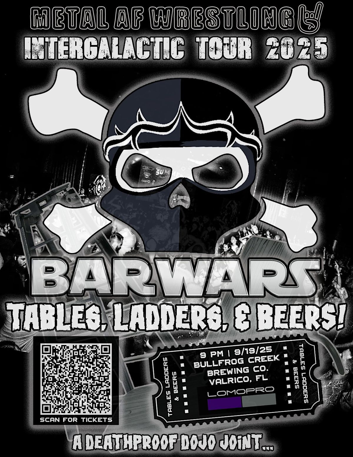 Metal AF Wrestling Presents: Bar Wars-Tables,Ladders, & Beers!