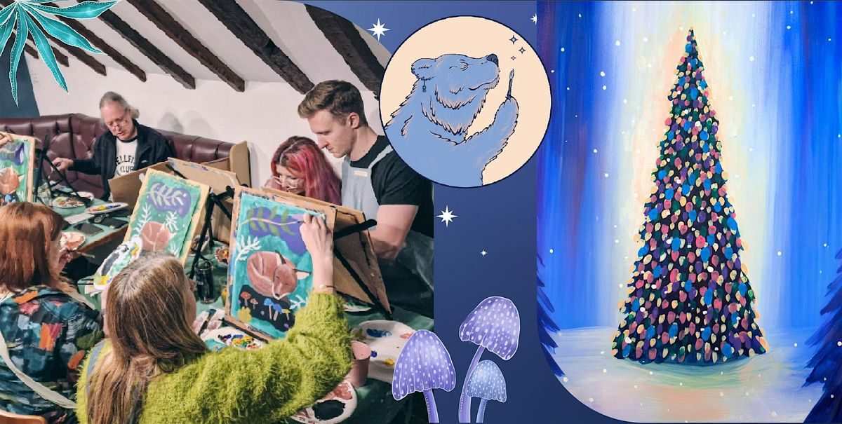 Painting Class: Create your own CHRISTMAS TREE at Junk Soul
