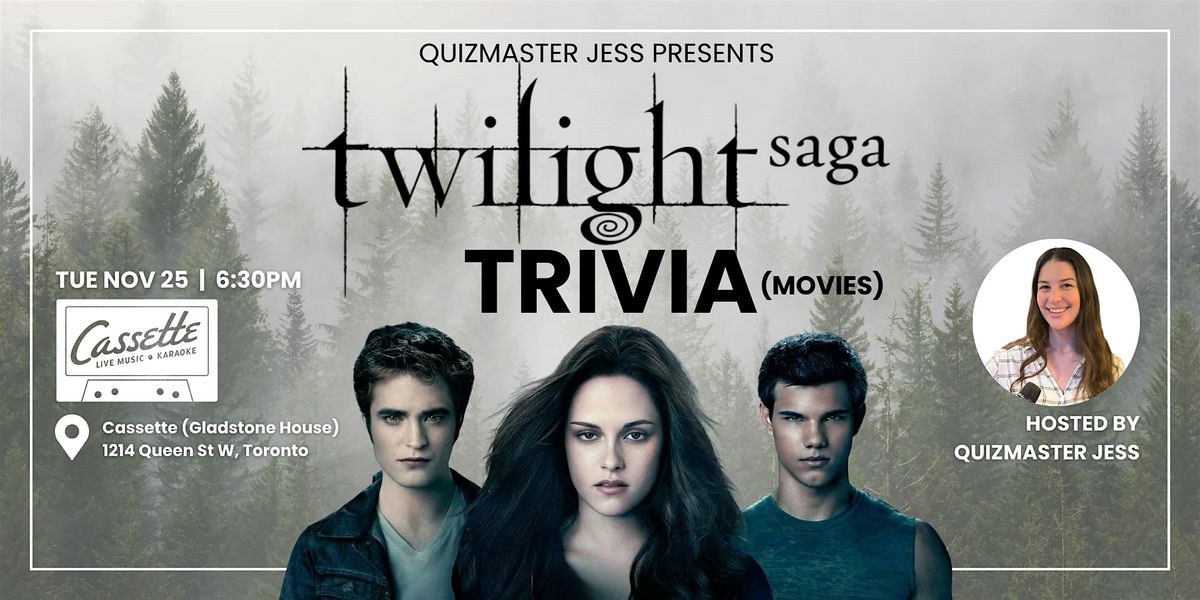 Twilight Saga Movies Trivia at Cassette