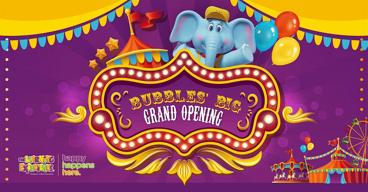 Bubbles' Big Grand Opening at The Learning Experience Fort Mill