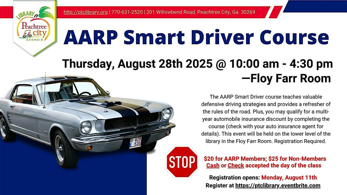 AARP Smart Driver Course - August 2025