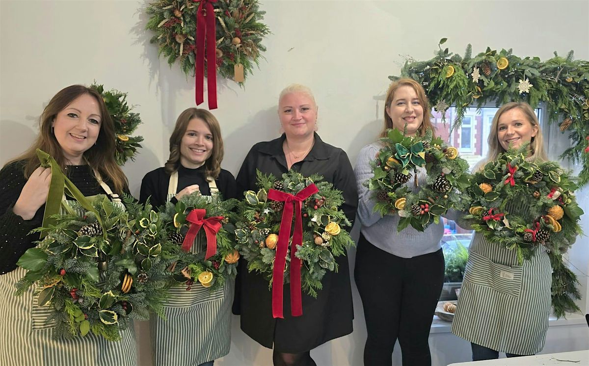 Christmas wreath making -small groups