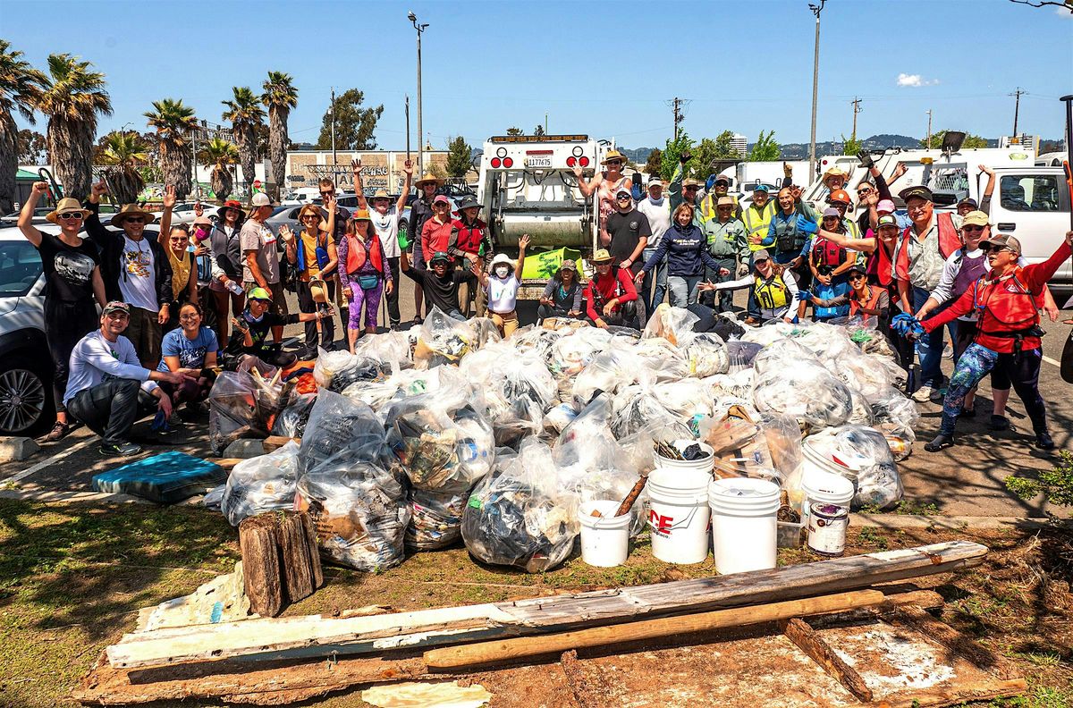 Jack London Aquatic Center & Estuary Park Cleanup! Garbage-Go-Getting