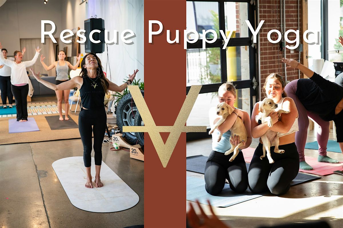 Rescue Puppy Yoga @ Rivian!