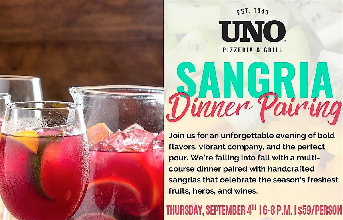 Sangria Pairing Dinner