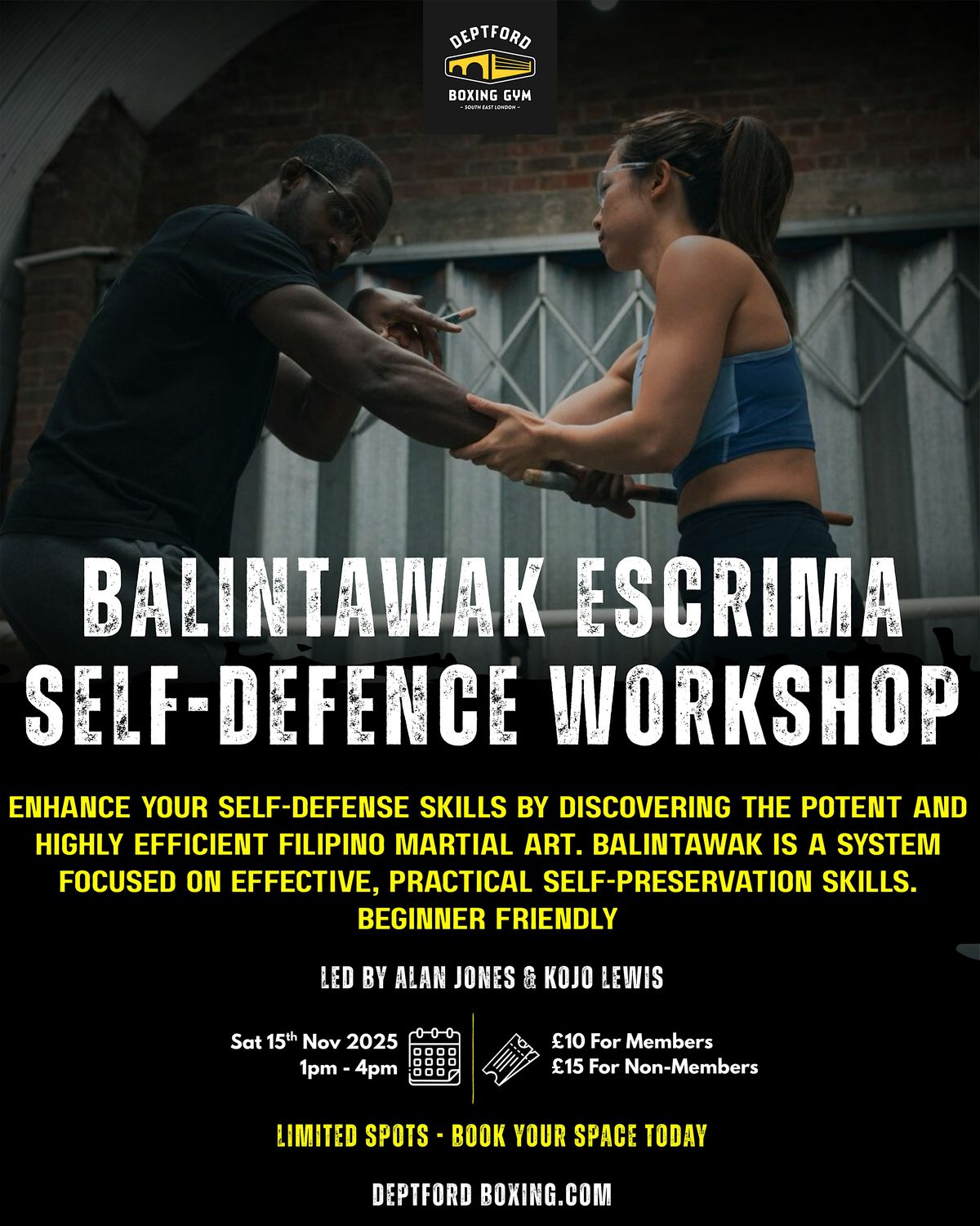 Balintawak Escrima Self-defence Workshop