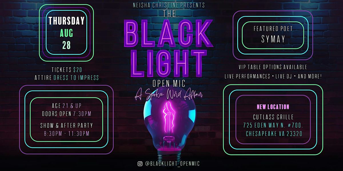 The Black Light Open Mic: A Spoken Word Affair