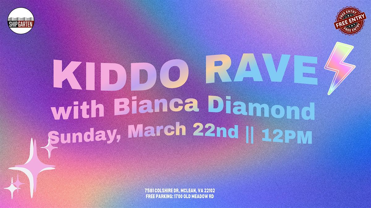 Kiddo Rave at 7581 Colshire Dr, Tysons on 22nd March, 2026