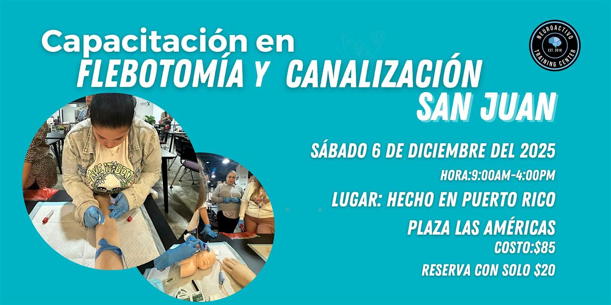 Curso de Flebotom\u00eda y Canalizaci\u00f3n (SAN JUAN)