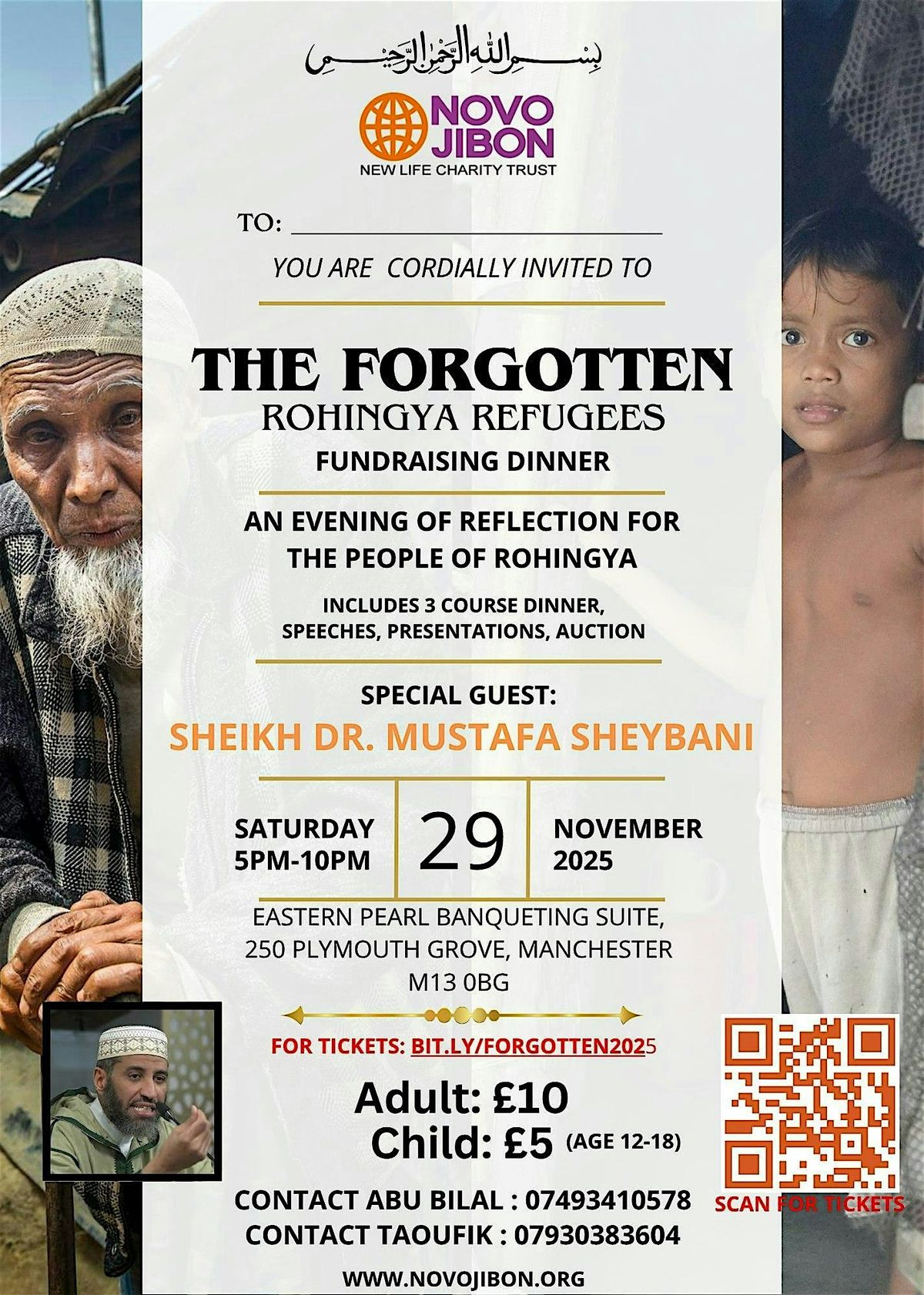 The Forgotten: Rohingya Refugees Fundraising Dinner