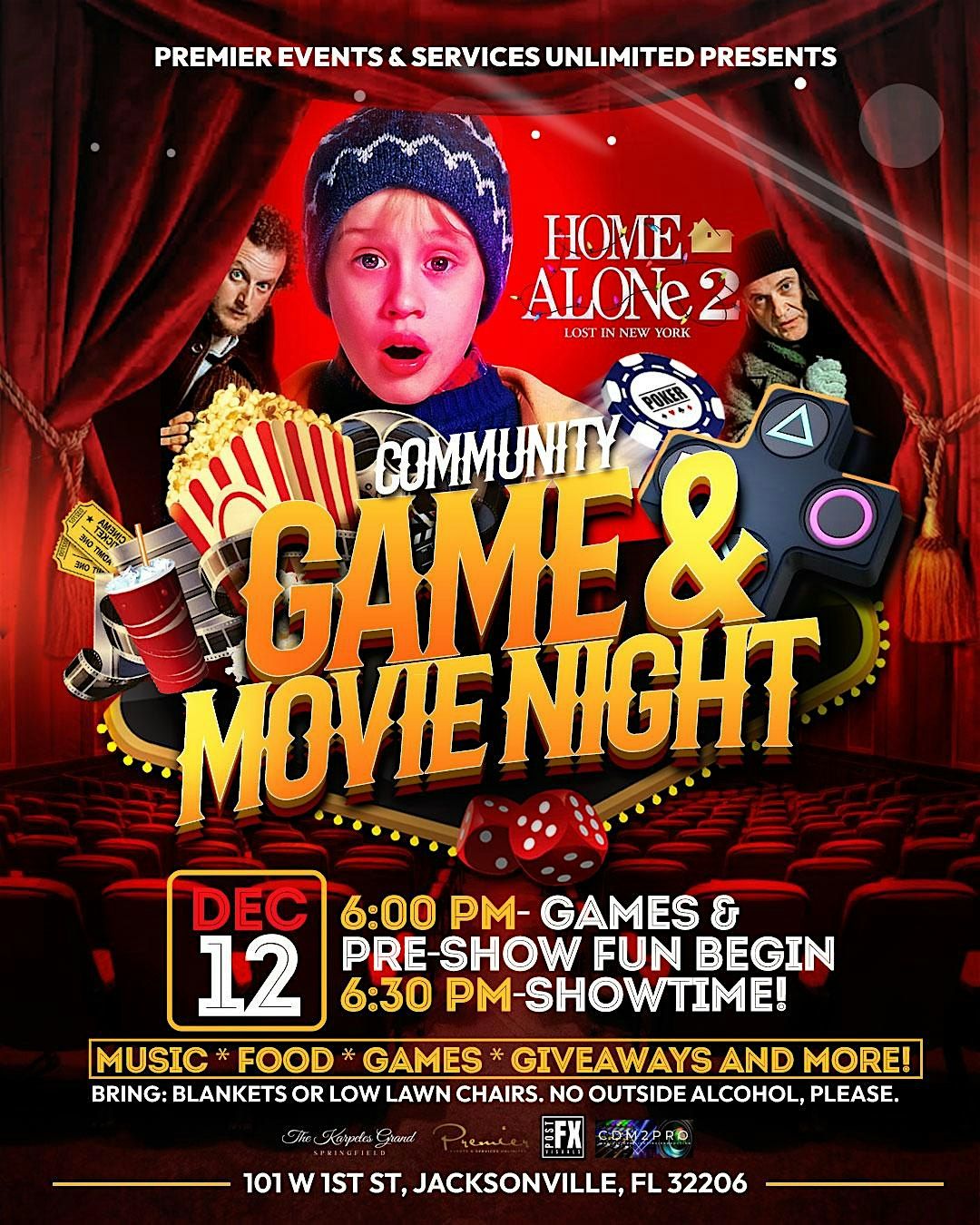 Community Game & Movie Night