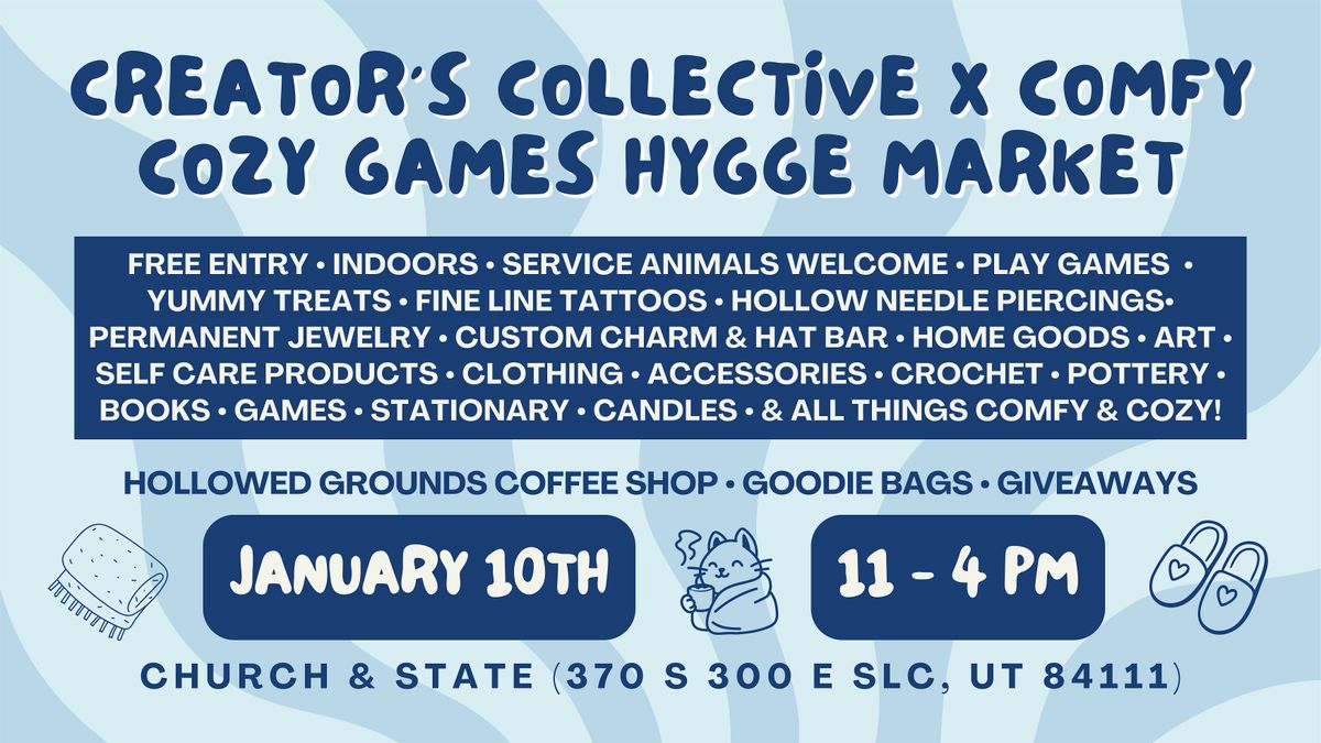 Creator's Collective x Comfy Cozy Games Hygge Market