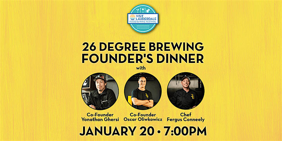 26 Degree Brewing Founder's Dinner