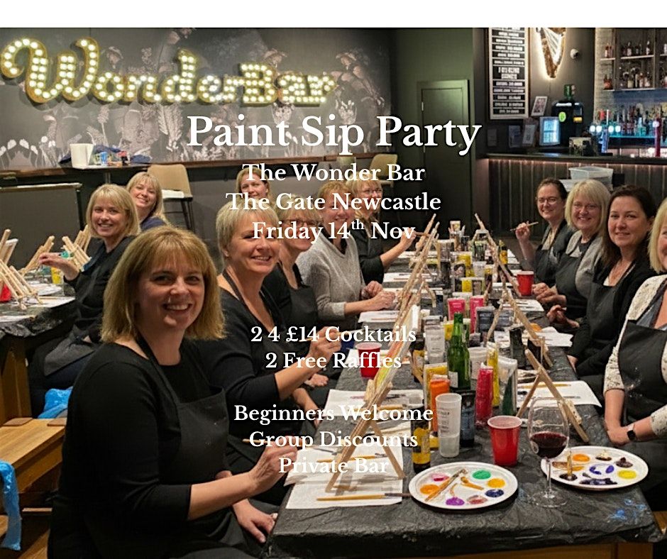 Paint Sip Wonder Bar The Gate Newcastle