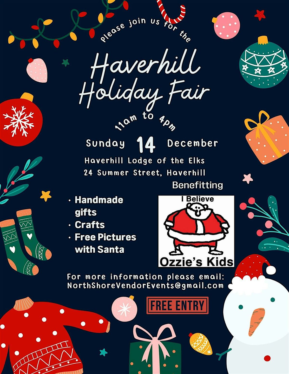 Haverhill Holiday Craft & Vendor Fair