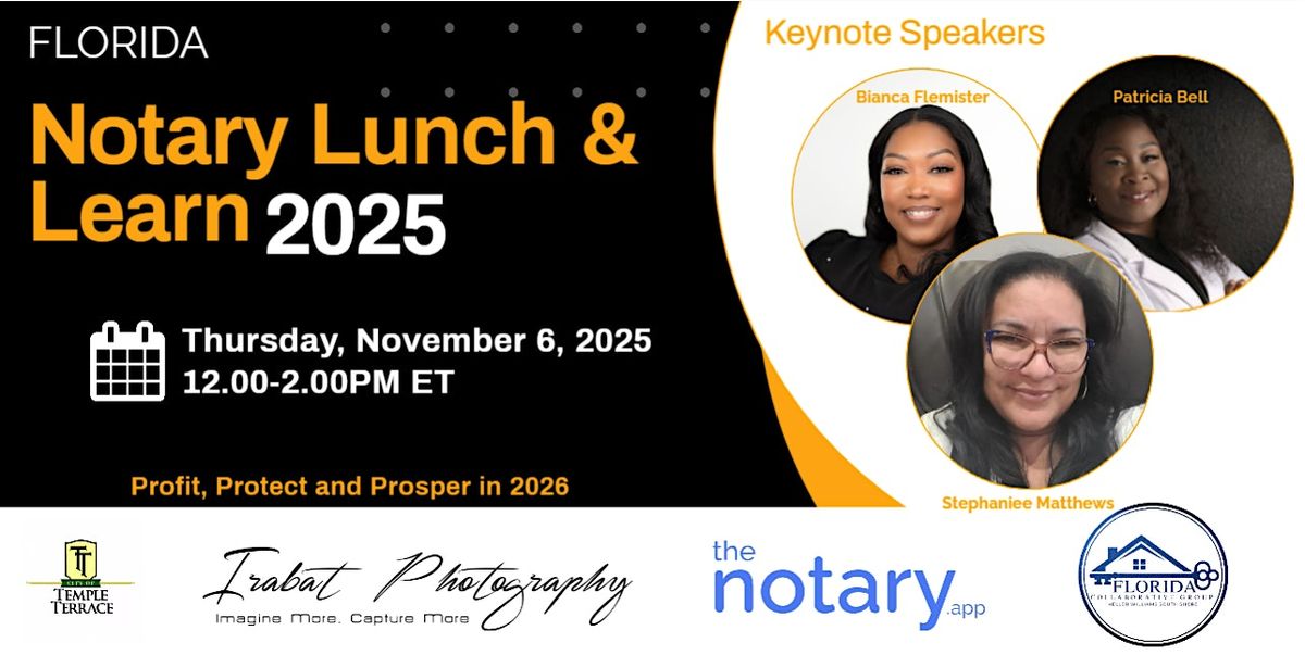 FL Notary Lunch & Learn-FREE Event