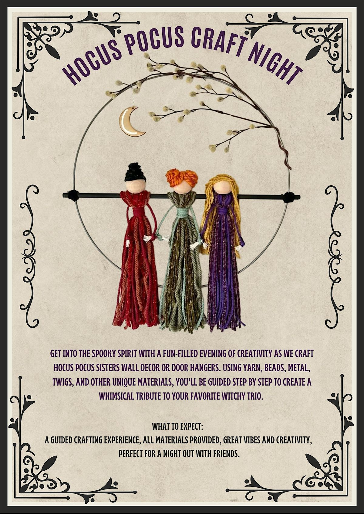 Hocus Pocus Craft Day & Milkshakes