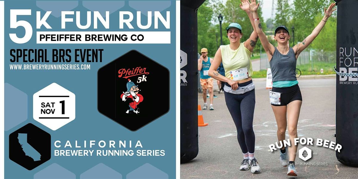 FIRST ANNUAL! Pfeiffer 5K in Collaboration with CA Brewery Running Series