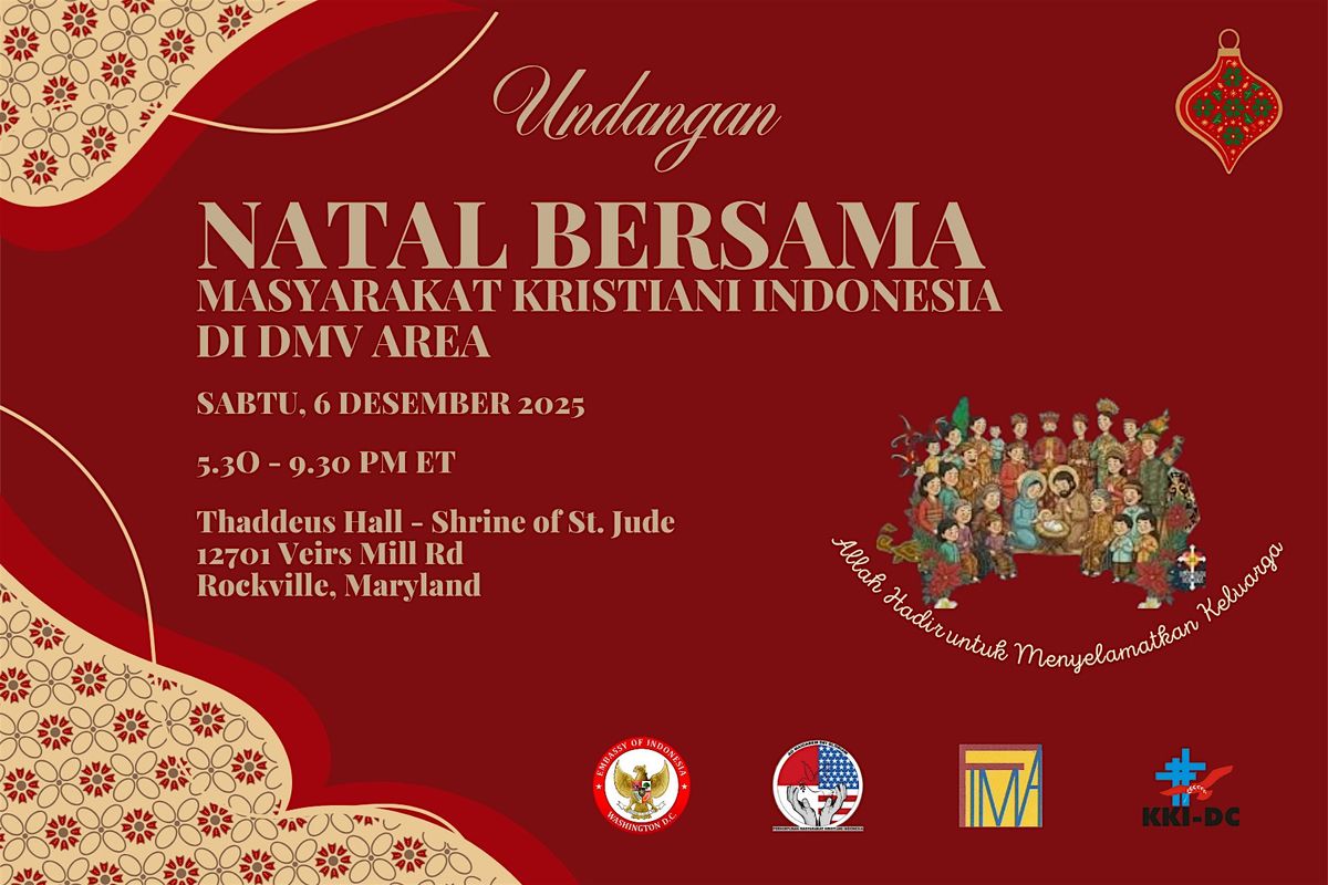 Natal Bersama Masyarakat Kristiani Indonesia 2025 di DMV Area
