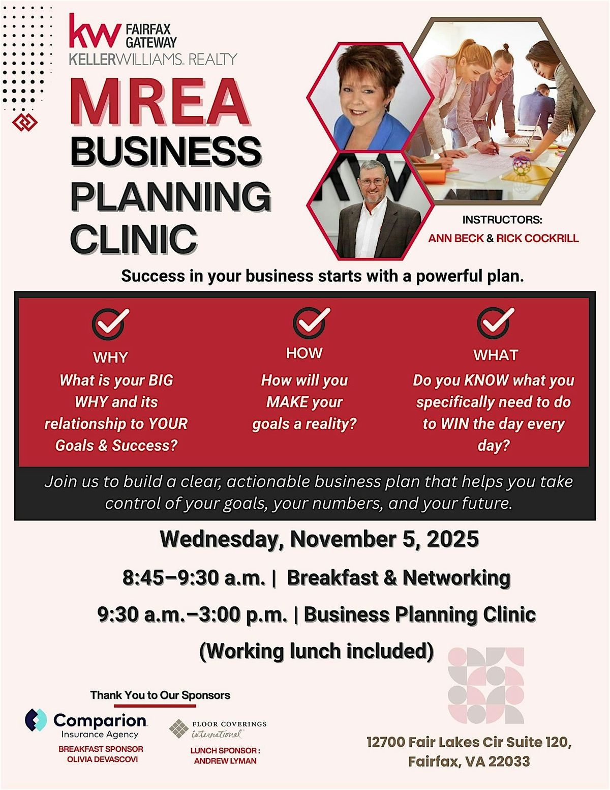 MREA : BUSINESS PLANNING CLINIC