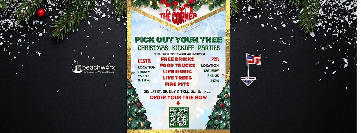 The Corner Pcb, Pick out your tree, Christmas kickoff!!!