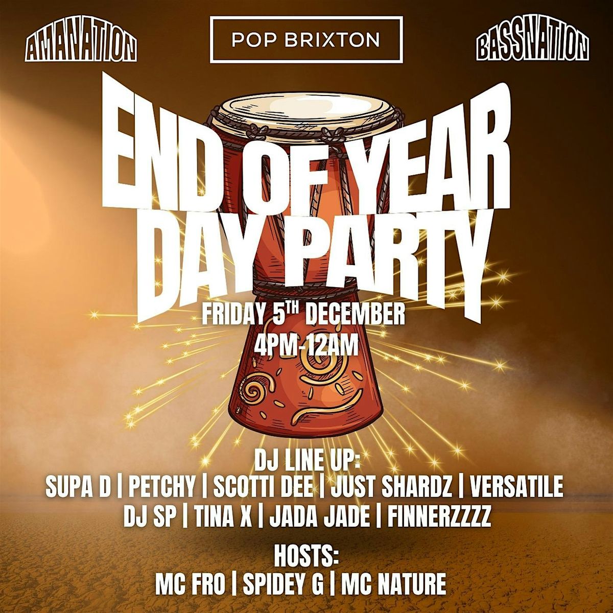 AMANATION VS BASSNATION END OF YEAR DAY PARTY