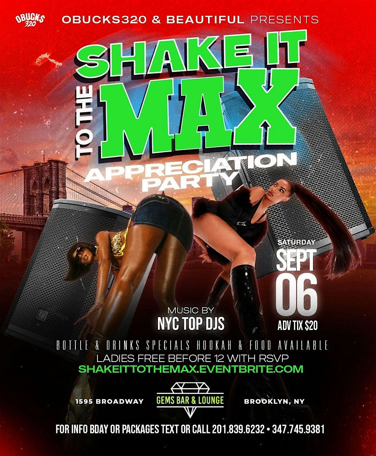 SHAKE IT TO THE MAX APPRECIATION PARTY