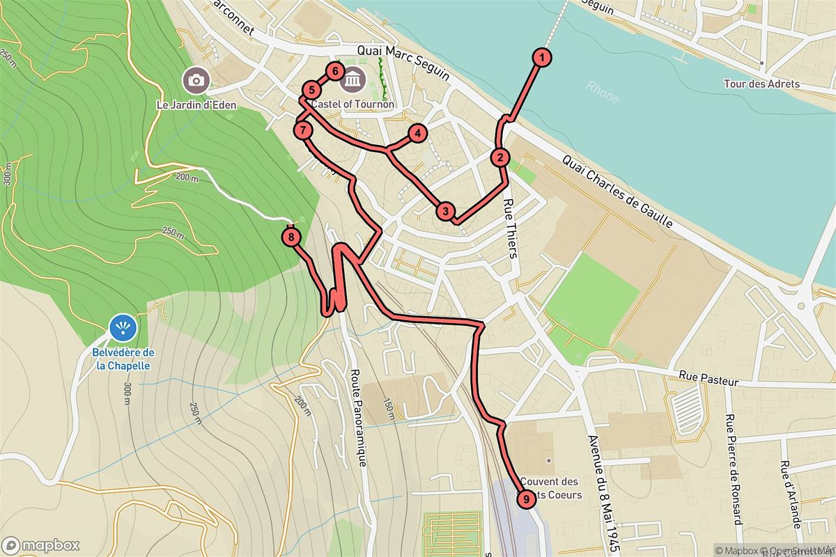 Tournon-sur-Rh\u00f4ne Audio Tour: Bridges, Castles, and Timeless Stories