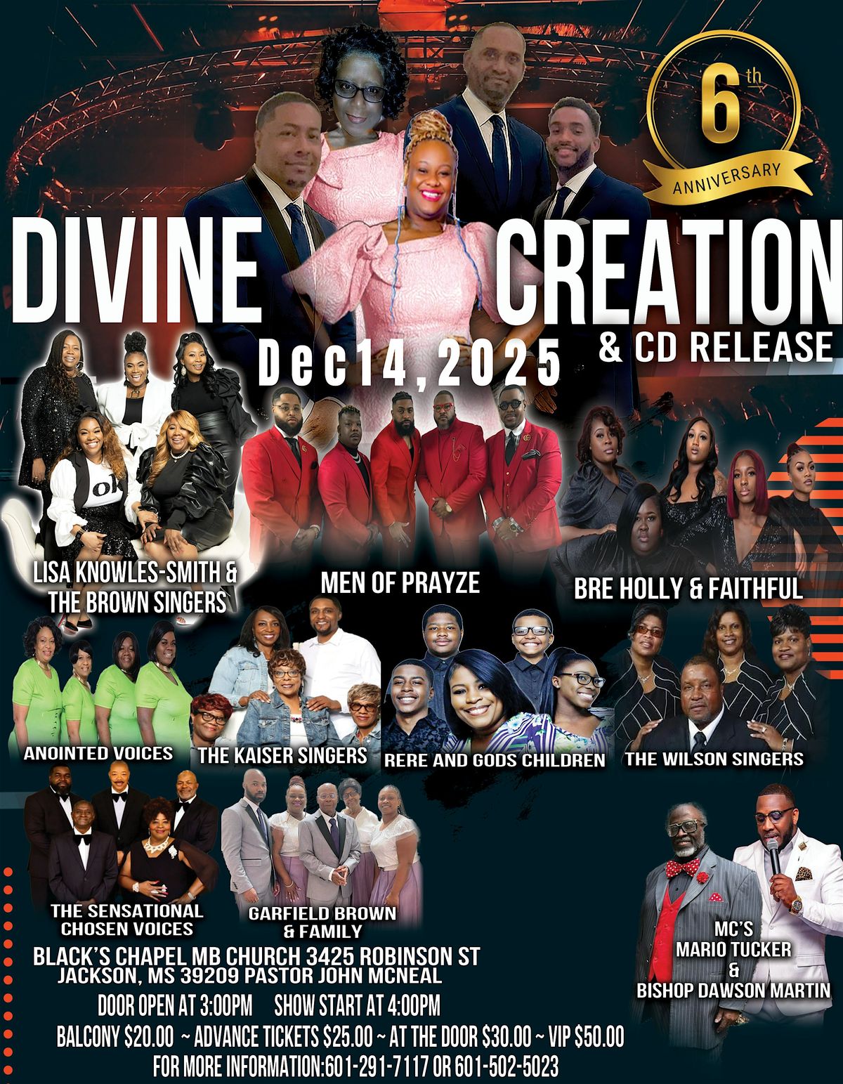 Divine Creations 6th Year  Anniversary