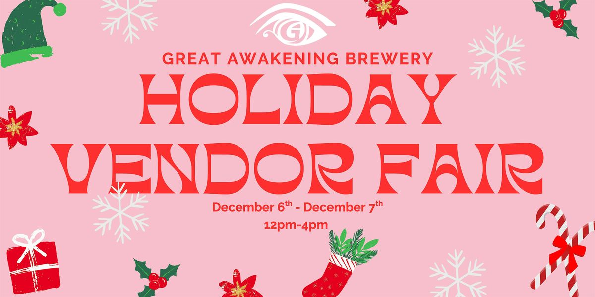 2025 Holiday Vendor Fair (Free)