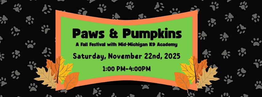 MMK9A Paws & Pumpkins Fall Festival