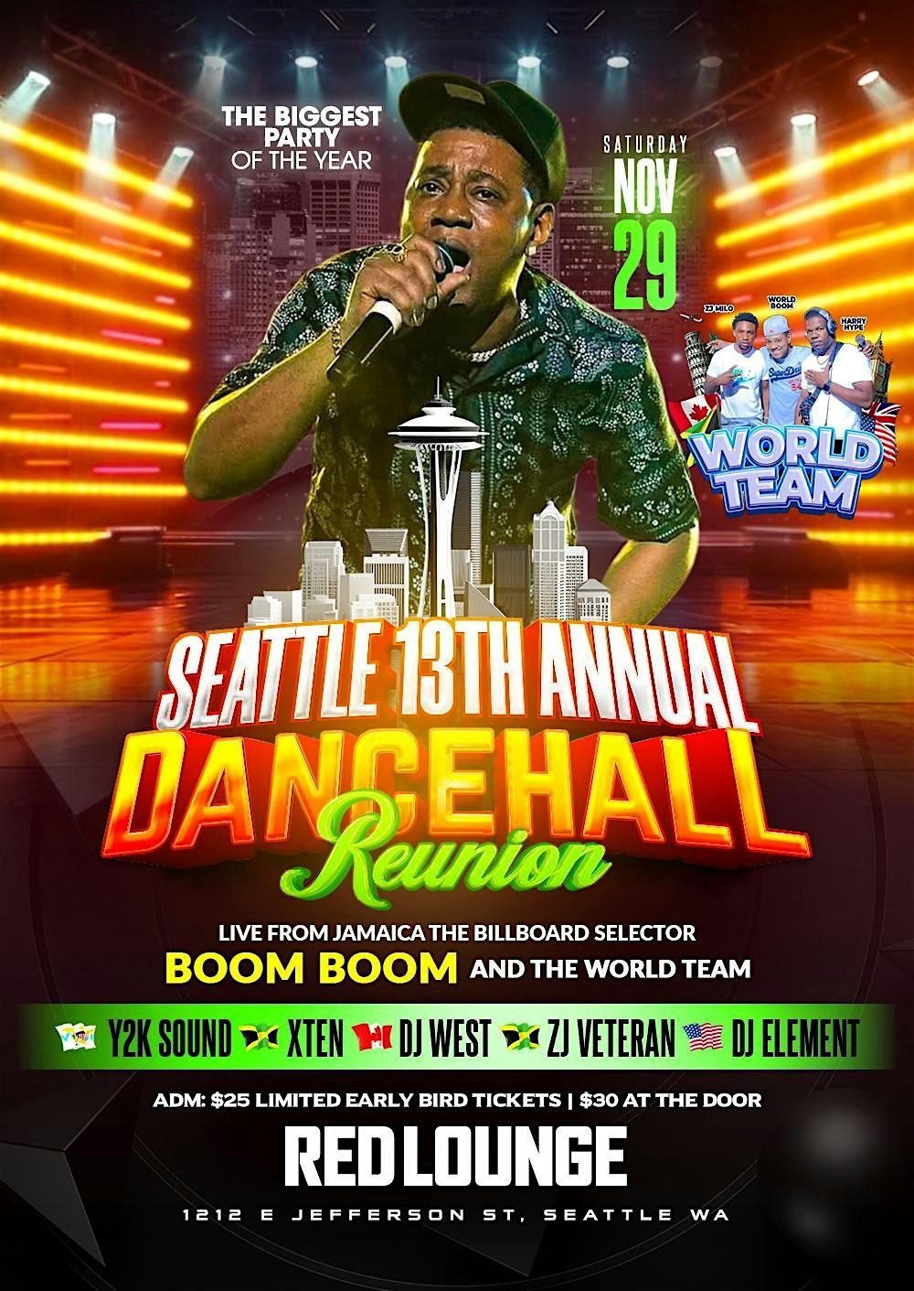 Seattle 13th Annual Dancehall Reunion
