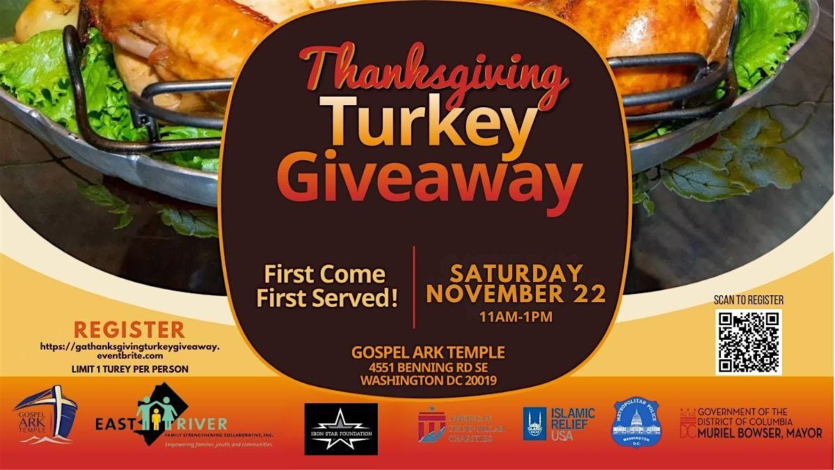 Thanksgiving Turkey Giveaway