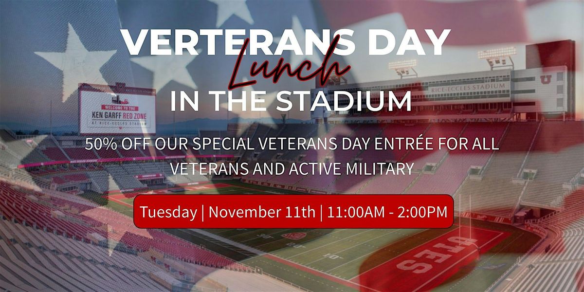 Veterans Day Lunch in the Stadium