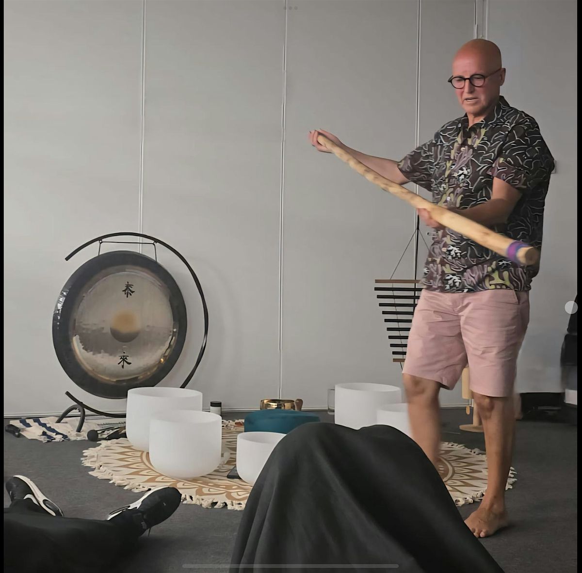 Yoga, pro ageing technique, sound healing